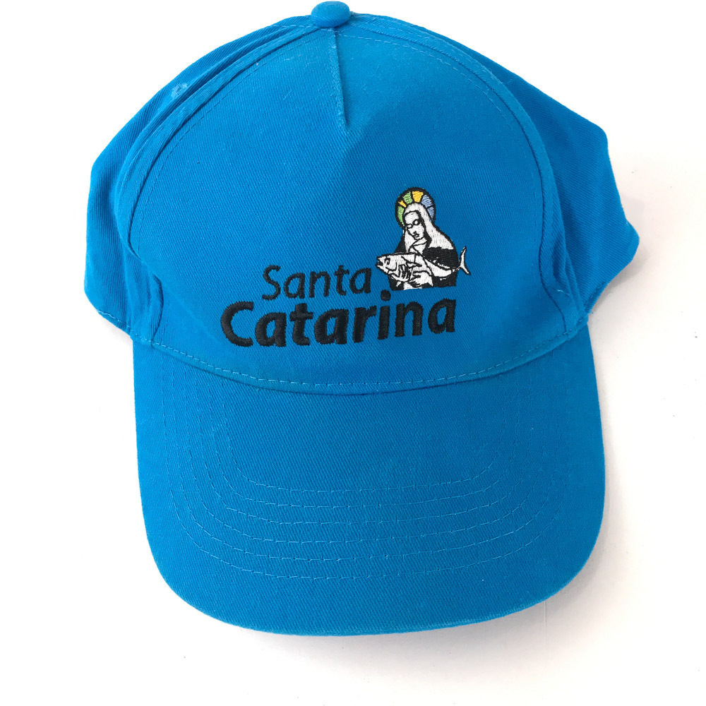 Santa Catarina hat Saint with fish embroidery cap